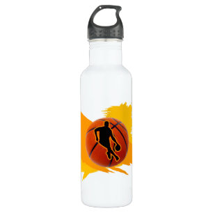 Bouteille D'eau En Acier Inoxydable Basket-ball