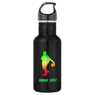 Bouteille D'eau En Acier Inoxydable Basket-ball lisse