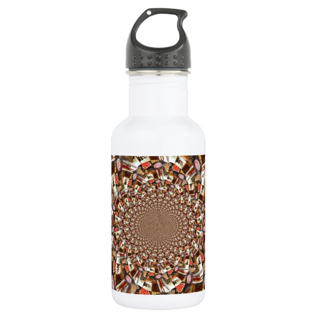 Bouteille D'eau En Acier Inoxydable Beaux gâteaux et desserts (Devant)