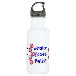 Bouteille D'eau En Acier Inoxydable Bingo-test ! Secouez ces boules !