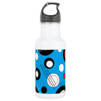 Bouteille D'eau En Acier Inoxydable Bleu de polka