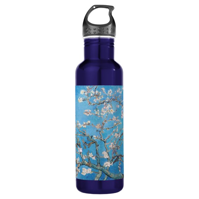 Bouteille D'eau En Acier Inoxydable Bleu Vincent van Gogh Art Peinture (Devant)