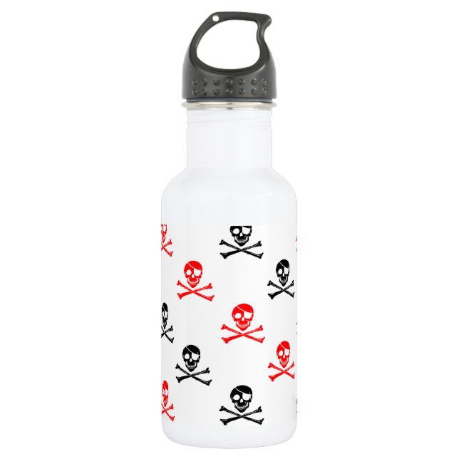 Bouteille D'eau En Acier Inoxydable Bones mignonnes croisées (Devant)