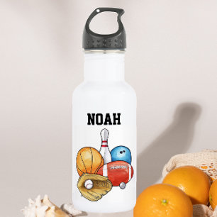 Bouteille D'eau En Acier Inoxydable Boules de sports personnalisées