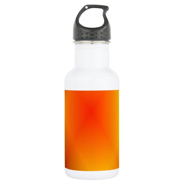Bouteille D'eau En Acier Inoxydable Bright Burn Orange (Devant)