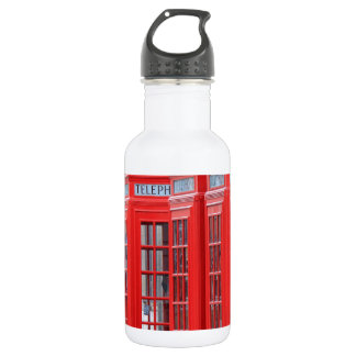 Bouteille D'eau En Acier Inoxydable Cabines téléphoniques rouges de Londres