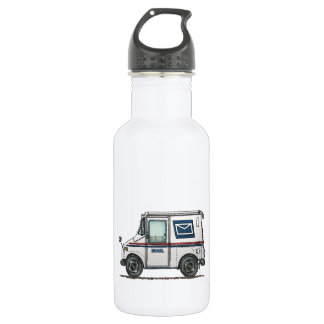 Bouteille D'eau En Acier Inoxydable Camion de courrier mignon