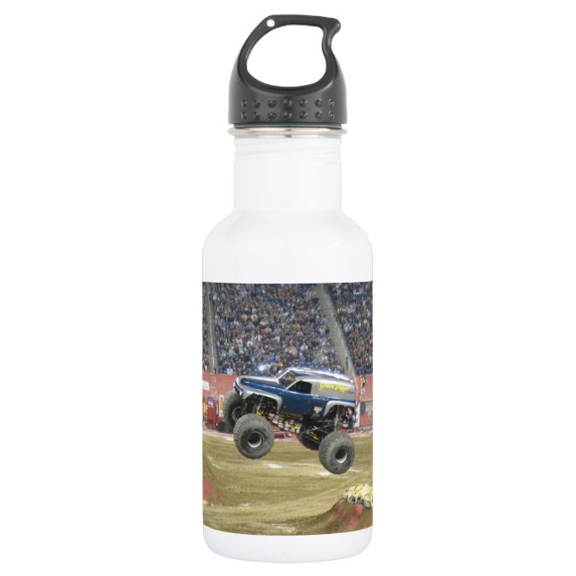 Bouteille D'eau En Acier Inoxydable - Camion de monstre (Devant)