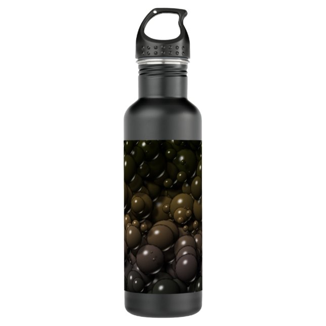Bouteille D'eau En Acier Inoxydable Camo de bulles urbaines (Devant)