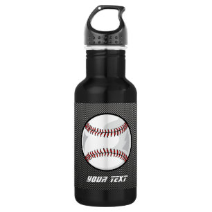 Bouteille D'eau En Acier Inoxydable Carbone fibre look Baseball