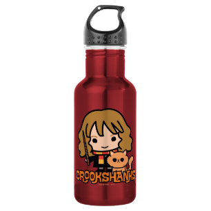 Bouteille D'eau En Acier Inoxydable Caricature Hermione et Crookshanks