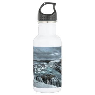 Bouteille D'eau En Acier Inoxydable Cascade de Gullfoss, Islande