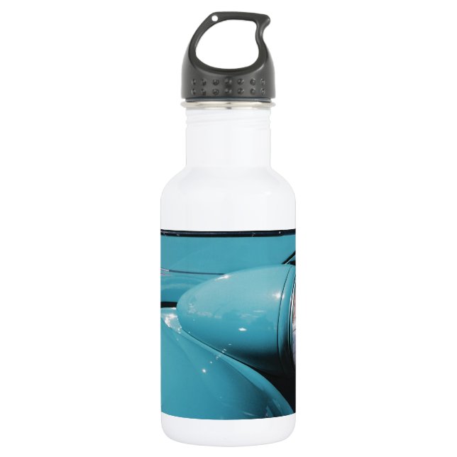 Bouteille D'eau En Acier Inoxydable Casque bleu (Devant)