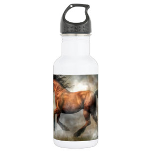 Bouteille D'eau En Acier Inoxydable Cheval