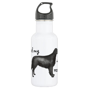 Bouteille D'eau En Acier Inoxydable Chien d'arrêt Plat-Enduit de délivrance