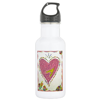 Bouteille D'eau En Acier Inoxydable Coeur heureux