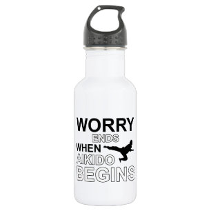 Bouteille D'eau En Acier Inoxydable Conceptions d'Aikido