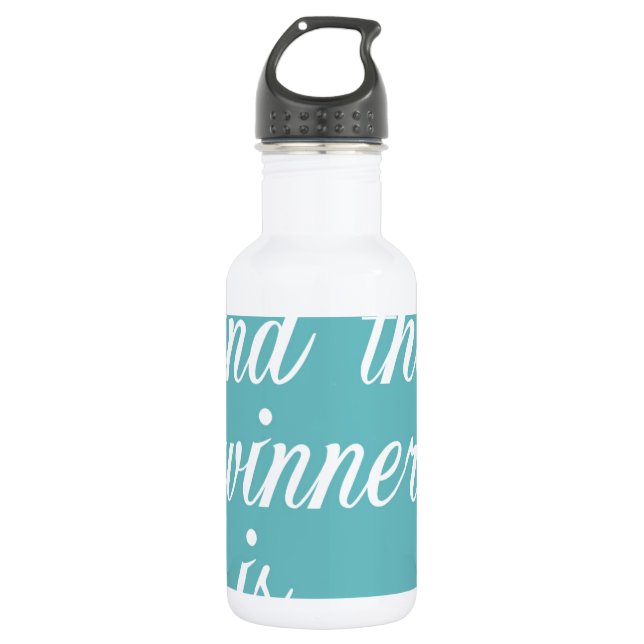 Bouteille D'eau En Acier Inoxydable Copie du gagnant (Devant)