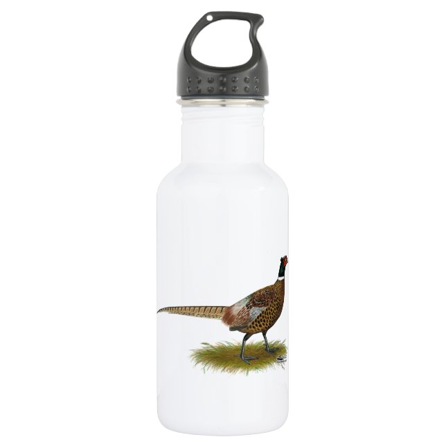 Bouteille D'eau En Acier Inoxydable Coq de faisan (Devant)