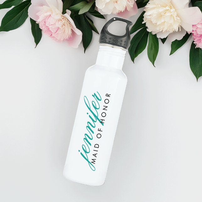 Bouteille D'eau En Acier Inoxydable Couleur personnalisée Fille d'honneur (Créateur téléchargé)