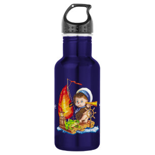 Bouteille D'eau En Acier Inoxydable Courageux marin