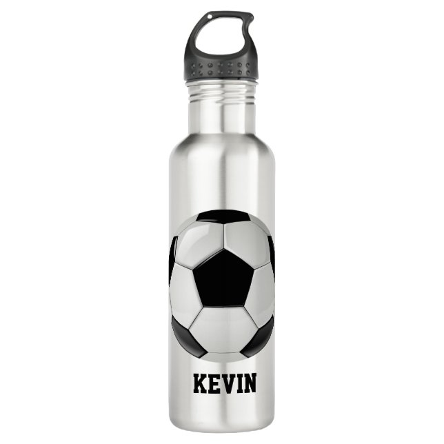 Bouteille D'eau En Acier Inoxydable Coutume de ballon de football (Devant)