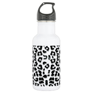 Bouteille D'eau En Acier Inoxydable Coutume d'empreinte de léopard de neige