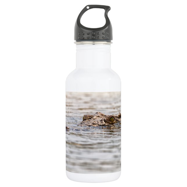 Bouteille D'eau En Acier Inoxydable Crocodile du Nil (Devant)