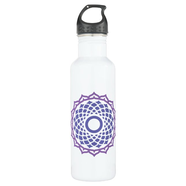Bouteille D'eau En Acier Inoxydable Crown Chakra Energy (Devant)