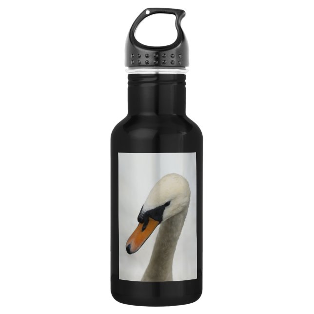 Bouteille D'eau En Acier Inoxydable Cygne blanc (Devant)