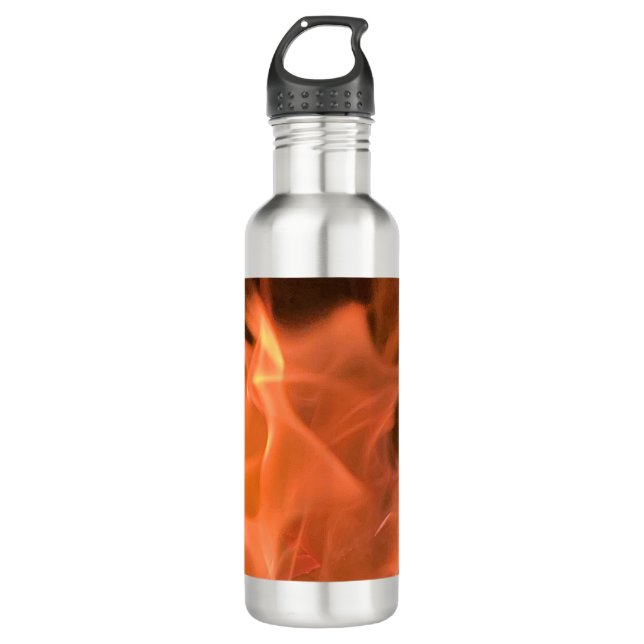 Bouteille d'eau en acier inoxydable Dancing Orange (Devant)