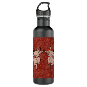 Bouteille D'eau En Acier Inoxydable Dancing Pig Antique Cute Danseuse