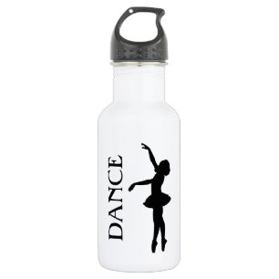 Bouteille D'eau En Acier Inoxydable Danse - Ballerina Silhouette