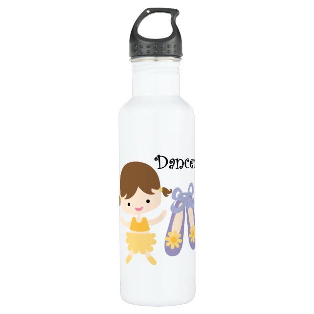 Bouteille D'eau En Acier Inoxydable Danseur de brune (Devant)