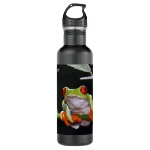 Bouteille d'eau en acier inoxydable de grenouille