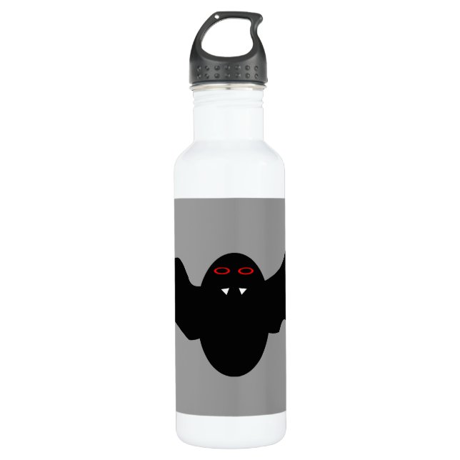 Bouteille D'eau En Acier Inoxydable Déplaisant Halloween Vampire Bat (Devant)