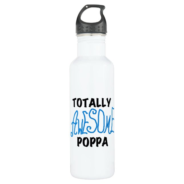 Bouteille D'eau En Acier Inoxydable Des tee-shirts Poppa et (Devant)