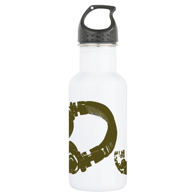Bouteille D'eau En Acier Inoxydable DJ - DJ's (Devant)