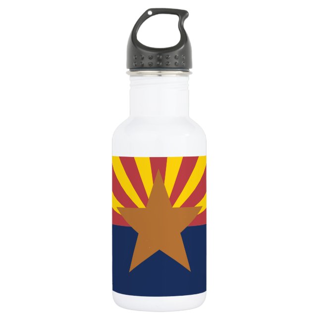 Bouteille D'eau En Acier Inoxydable Drapeau de l'Arizona (Devant)