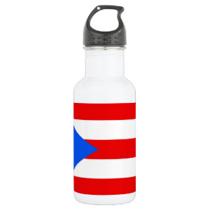 Bouteille D'eau En Acier Inoxydable Drapeau de Porto Rico Liberty Bottle