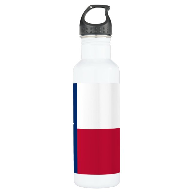 Bouteille D'eau En Acier Inoxydable Drapeau du Texas (Devant)