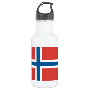 Bouteille D'eau En Acier Inoxydable Drapeau norvégien