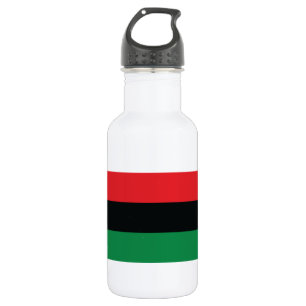 Bouteille D'eau En Acier Inoxydable Drapeau rouge, noir et vert