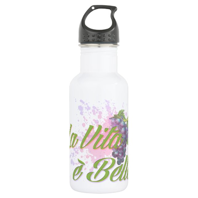 Bouteille D'eau En Acier Inoxydable E Bella de Vita de La (Devant)