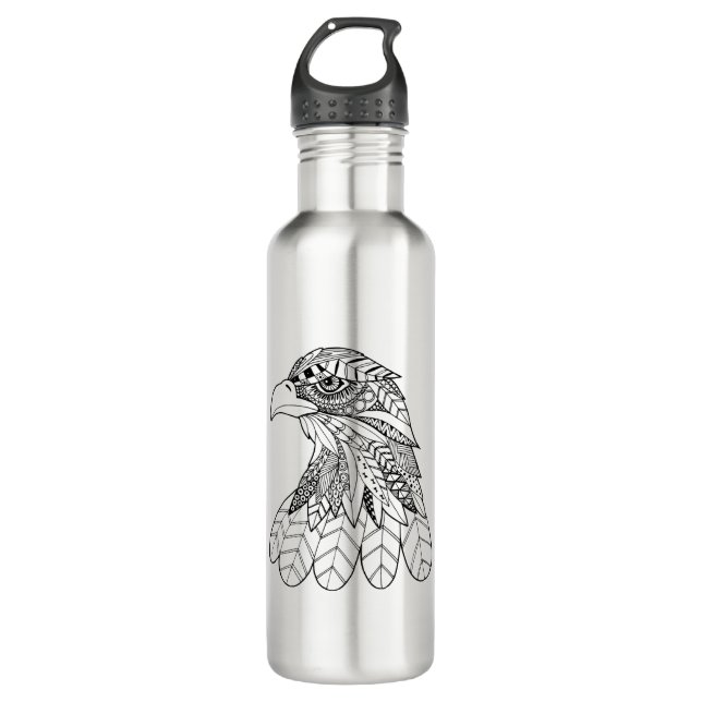 Bouteille D'eau En Acier Inoxydable Eagle inspiré (Devant)