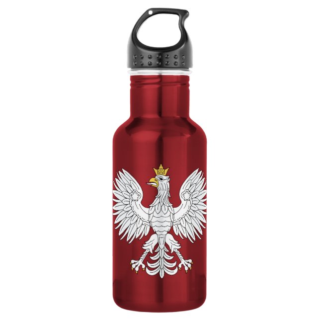 Bouteille D'eau En Acier Inoxydable Eagle polonais (Devant)