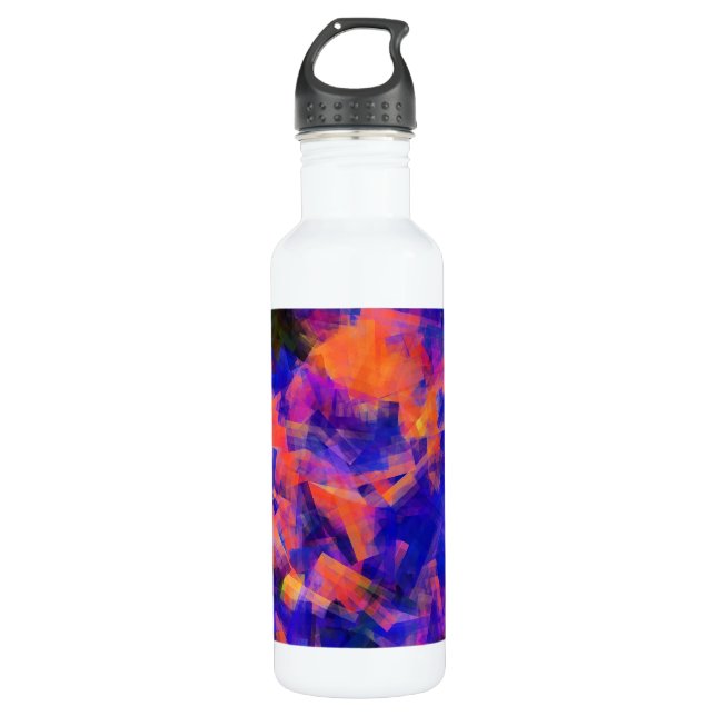 BOUTEILLE D'EAU EN ACIER INOXYDABLE EAU ABSTRAITE 1 (Devant)