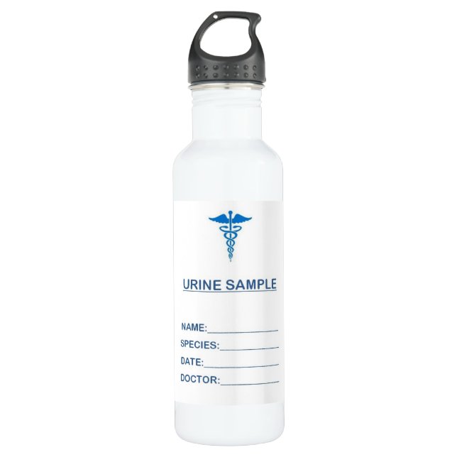 Bouteille D'eau En Acier Inoxydable Échantillon urinaire (Devant)