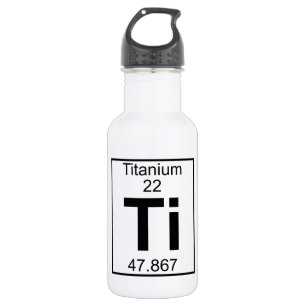 Bouteille D'eau En Acier Inoxydable Élément 022 - Ti - titane (plein)