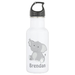 Bouteille D'eau En Acier Inoxydable Enfants d'éléphant personnalisés